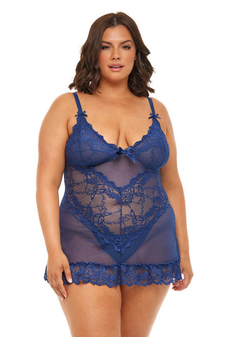 VALENTINE LACE BABYDOLL