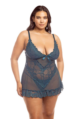 VALENTINE LACE BABYDOLL