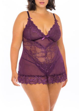 VALENTINE LACE BABYDOLL